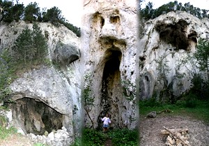 Accompagnamento naturalistico alle grotte di travertino